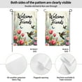 thumbnail image 2 of Spring Summer Hummingbirds Garden Flag Welcome For Hummingbirds Welcome Friends Garden Flag 12×18 In Double Yard Flag Outdoor Farmhouse Decoration Home Festival Gazebo Terrace Mother's Day, 2 of 6