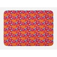 thumbnail image 1 of Flowers Bath Mat, Poppy Blooms Beauty Rural Flourishing Essence Petal Bouquets Arrangement, Plush Bathroom Decor Mat with Non Slip Backing, 29.5" X 17.5", Slate Blue Magenta, by Ambesonne, 1 of 2