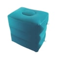 thumbnail image 2 of Travel Foot Rest Pillow, Portable Inflatable Foot Rest for Trip Blue, 2 of 10