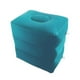 thumbnail image 1 of Reposapiés de viaje, almohada, taburete, 3 capas, cama, altura ajustable, inflable, para piernas Azul claro, 1 of 3