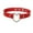 red, variant on K-KED Gothic Collar Neckchain Choker Love Pu Necklace Collar Sexy Neck Jewelry-red