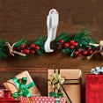 thumbnail image 1 of Dvkptbk bobbin winder 2PC Christmas Wreath Tie Christmas Stocking Rack Reusable Tie for Wreath Green Wreath Hanger for Fireplace Cover Stairs Home Decor Christmas Decorations, 1 of 5