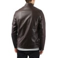 thumbnail image 2 of Hat and Beyond Mens Motorcycle Rider Jacket Faux Leather with Tactical Pockets, 2 of 3