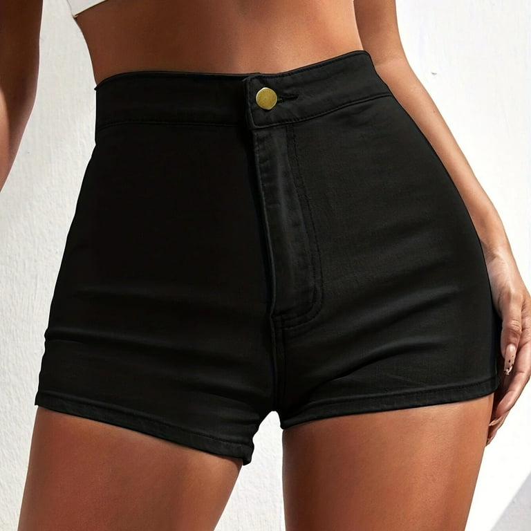 Akiihool Womens Shorts Denim Women s Fashion Ripped Hole Jeans