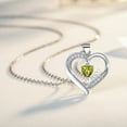 thumbnail image 3 of Emma Manor EM 14k White Gold-plated Mom Heart Women Jewelry Pendant Necklace, 3 of 6
