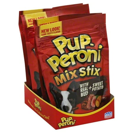 Pup-Peroni Mix Stix Real Beef + Sweet Potato Flavor Dog Snacks, 5.6-Ounce