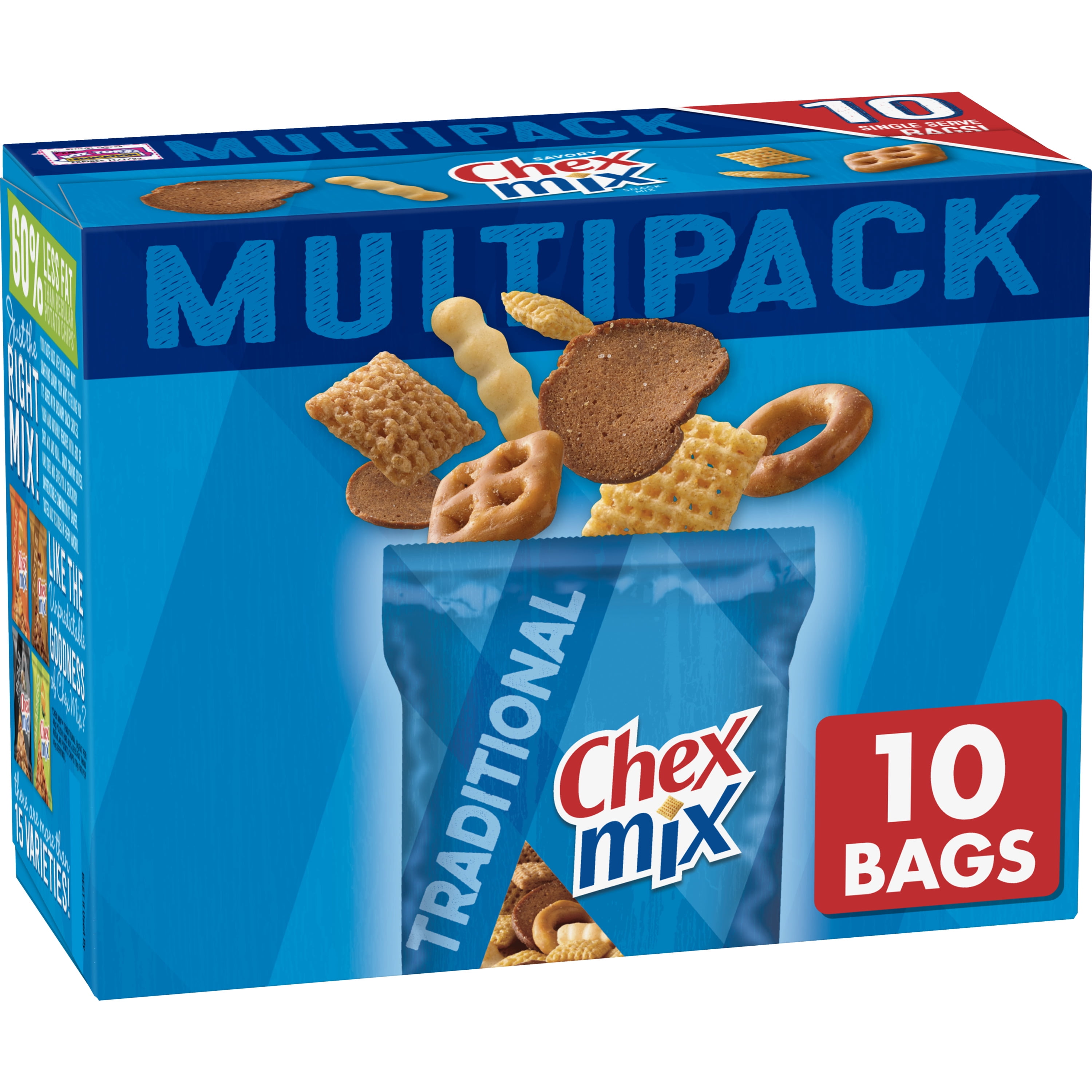Chex Mix Traditional Savory Snack Mix, 17.5 oz