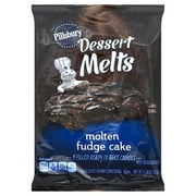Pillsbury Dessert Melts Molten Fudge Cake Cookie Dough, 11.5 Oz., 9 Count