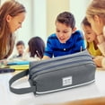 thumbnail image 4 of Stylus Pencil Bag Cosmetic Pouch Stationery Pencil Case Office Pouch Large Pencil Student Office Stationery, 4 of 4