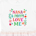 thumbnail image 4 of Inktastic Nana and Poppy Love Me Girls Toddler Dress, 4 of 5
