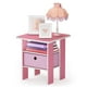 thumbnail image 1 of Mesa auxiliar Furinno Andrey con cajón de basura rosa/rosa claro, 1 of 6