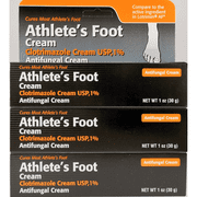 Athlete’s Foot Antifungal Cream CompareTo Lotrimin AF 1oz (PACK OF 3)