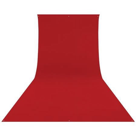 UPC: 0810008715987 | 9×20  Wrinkle-Resistant Backdrop  Scarlet Red