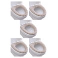 thumbnail image 1 of Toystoory 1 unidad de calentador y grueso para baño, cubierta de asiento de inodoro de tela lavable y estirable, almohadillas para Closestool, Type2 NO2 Toystoory CBP054621, 1 of 3