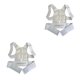 thumbnail image 2 of Minnieouse Corrector de postura profesional buena elasticidad soporte de espalda fuerte resistencia a la tracción enderezador de ajuste plegable Ropa blanca 2piezas Minnieouse CBP442102, 2 of 6