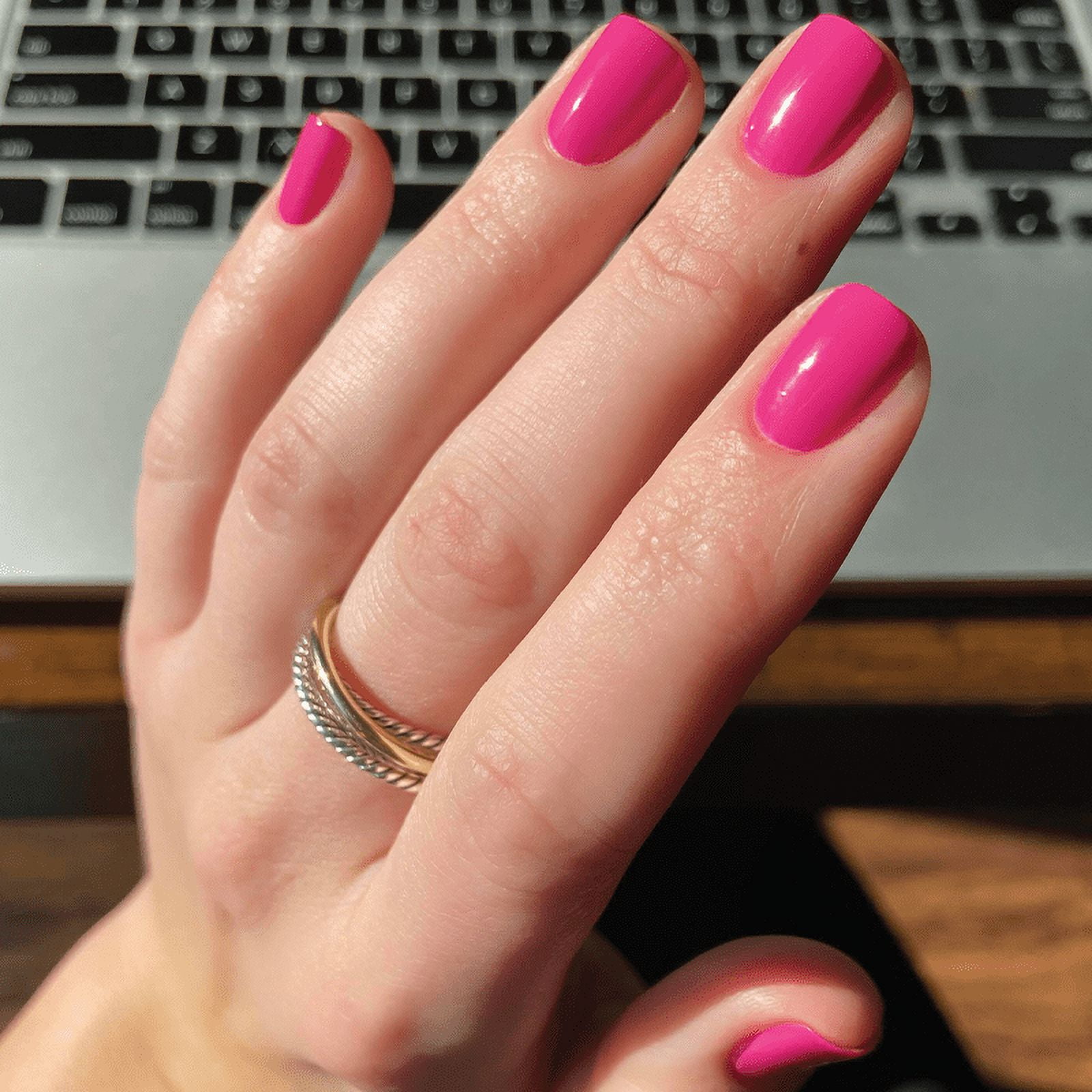 Olive & June Long Lasting Nail Polish, Wild Orchid, Rich Magenta Purple, 0.46 fl oz