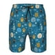 thumbnail image 3 of Fotbe Cute Colorful Owls And Trees Trajes de Baño Estampados para Hombre, Shorts de Verano de Secado Rápido, Ropa de Playa, Bañadores-Small, 3 of 6