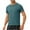 Blue, variant on Mens Shirts Summer Spring Loose Running Speedsuit Breathable Fitness Casual Short Sleeve Round Neck Top/Shirt