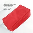 thumbnail image 3 of Heavy-Duty Polyester Lockout Tagout Storage Pouch with Zipper Closure, Back Hook and Loop Fastener for Belt Attachment, Large Capacity Design for Secure Lock Management in Home, Warehouse, Workshop &, 3 of 6