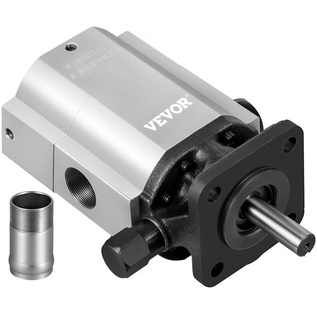 Hydraulic Log Splitter Pump, 16GPM, 2 Stage 4000PSI Wood Log Splitter Pump, 1'' Inlet 1/2'' NPT Outlet 3600 RPM Aluminum Hydraulic Gear Pump, for Small Engine Mounting Log Splitters Snowplow
