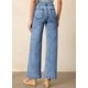 thumbnail image 2 of Pantalones vaqueros elegantes, rectos, de cintura alta, holgados, azul, talla 18, 2 of 7