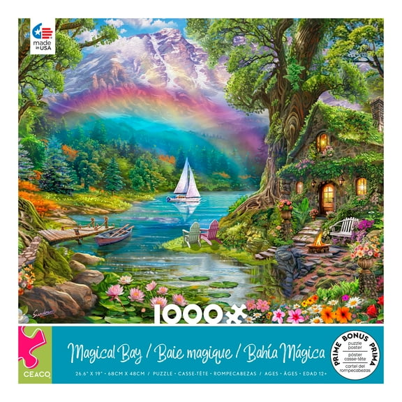 Ceaco 1000 Piece Magical Bay (Steve Sundram) Interlocking Jigsaw Puzzle