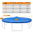 thumbnail image 7 of ExacMe Premium 10 Foot Trampoline Weather Cover with Center Support, Rain Cover with Drain Holes, Waterproof Winter Snow Protection Covers, R10B, 7 of 7
