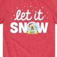 thumbnail image 3 of SpongeBob SquarePants - Let It Snow - Toddler And Youth Short Sleeve Graphic T-Shirt, 3 of 6
