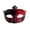 A006- Red, variant on Masquerade Mask for Men, Blue Glitter 7 Inch Half Face Halloween Mask, Decorative Mask for Masquerade Party Halloween Party Mardi Gras Events, 1 Pack