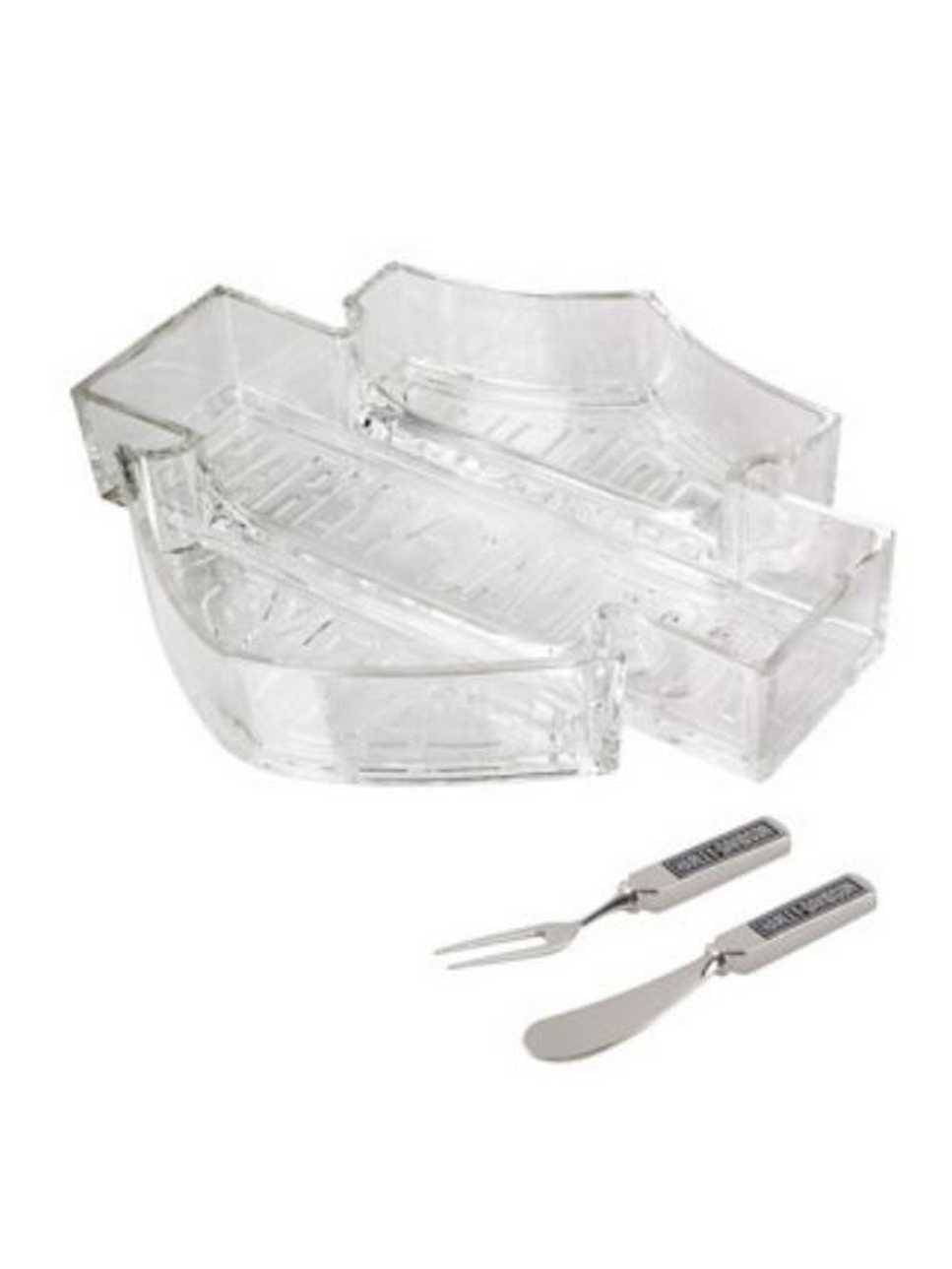 HarleyDavidson Bar & Shield Snack Dish Set HDL18533, Harley Davidson