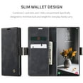 thumbnail image 2 of ELEHOLD Luxury Leather Wallet Case for Samsung Galaxy S23 Ultra with Card Slots Money Pocket Kickstand Magnetic Closure Shockproof Anti-Scratch Purse Case,Black, 2 of 9