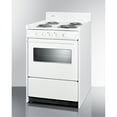 thumbnail image 2 of 24" wide slide-in style electric coil top range in white with oven window, 2 of 3