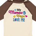 thumbnail image 4 of Inktastic My Mamaw and Papa Love me with Hearts Boys or Girls Long Sleeve Baby Bodysuit, 4 of 5