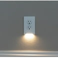thumbnail image 6 of Westek LumiCover Classic Duplex Outlet Nightlight 5" Tall Wallplate, White, 6 of 9