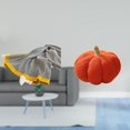 thumbnail image 2 of Manta tejida de calabaza a rayas, suave y cálida, estilo rústico, ideal como cojín decorativo para sofá, cama, dormitorio o silla., 2 of 8