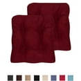 thumbnail image 2 of Sweet Home Collection Fluffy Memory Foam Non-slip Chair Pad Navy Set of 2, 2 of 5