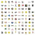 thumbnail image 1 of Binwennn 100 PCS Softball Stickers Softball Stickers For Laptop Water Bottles Luggage Computer Cell Phone A Boy Should Be Sticker Volleyball Stickers Photo Booth compatible with Machine Big Book of, 1 of 8