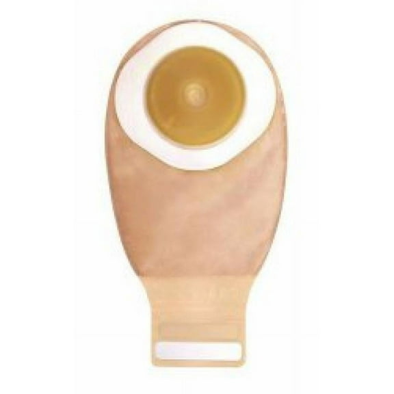 Esteem   Filtered Ostomy Pouch, One-Piece System, 12 Inch Length, 7/8 Inch Stoma, Drainable, Convex, Pre-Cut, 10 Count