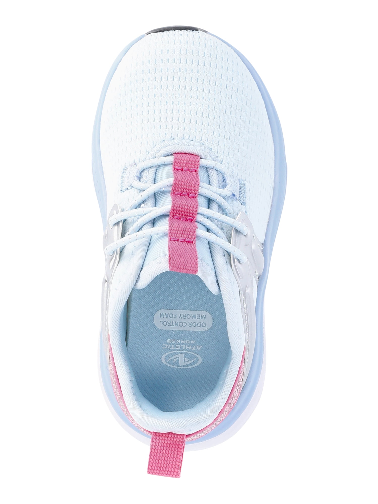 Athletic Works Girls Cage Knit Slip On Sneakers