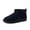 Black midnight genuine suede, variant on Hip-3 Genuine Suede Leather Ankle Boots for Women – Pull On Cozy Faux Fur Boots Womens Shoes with Comfortable Memory Foam
