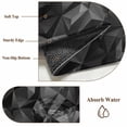 thumbnail image 6 of Hallway Runner Rugs 2.7x5 Ft, Black Geometric Non Slip Area Rugs for Kitchen Bedroom Entryway, Contemporary Minimalism Abstract Pattern Washable Carpet Runner Rug Floor Mats for Bedroom Home Decor, 6 of 8
