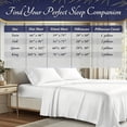 thumbnail image 4 of 4Pcs Bamboo Cooling Bedding Set, Extra Deep Pocket Breathable Sheets for Hot Sleepers, Pillowcases, Flat Sheet & Fitted Sheet, Perfect Family Gift, 4 of 8