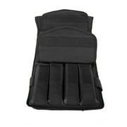 Fuel Pureformance Adjustable Fitness Training Weighted Vest, 50 lbs ((12) 4 lb Removable Weight Pouches)