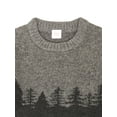 thumbnail image 3 of Wonder Nation Boys Long Sleeve Forest Intarsia Sweater, Sizes 4-18, 3 of 5