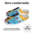 thumbnail image 6 of Picia Colorful Cats Pattern Art for Women's Lamb-hug Comfy Fleece House Slippers Memory Foam, Slip-on House Shoes Indoor Outdoor-44/45, 6 of 7