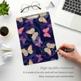 thumbnail image 5 of FMSHPON Butterfly Paint Clipboard Hardboard Wood Nursing Clip Board and Pull for Standard A4 Letter 13x9 inches, 5 of 8