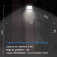 thumbnail image 3 of Luz solar para exteriores con sensor de movimiento infrarrojo, Proyector LED para exteriores con sensor, Iluminación de seguridad, Impermeable, para jardín, Almacén, Entrada Kuyhfg Bienvenido a Kuyhfg, 3 of 5