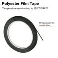 thumbnail image 3 of 4 Rolls Black 0.13 Inch x 72 Yards Polyester Film Electrical Tape PET Tape High Temperature Heat 3.2mm x 66m, 3 of 6