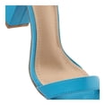 thumbnail image 5 of Sandalias de tacón grueso y alto con diseño de cinta cruzada al tobillo con estoperoles para mujer, 5 of 5