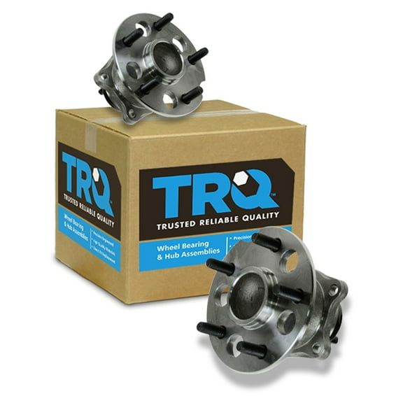 TRQ Wheel Bearing & Hub Assembly Rear Pair for 04-10 Toyota Sienna FWD 2WD NEW BHA53696